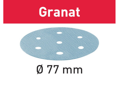 Discos de lixa STF D77/6 P80 GR/50 Granat
