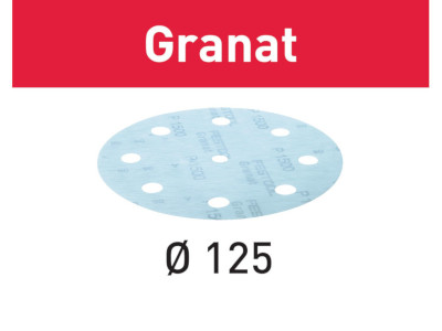 Discos de lixa STF D125/8 P1000 GR/50 Granat