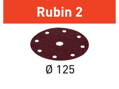 Discos de lixa STF D125/8 P40 RU2/50 Rubin 2